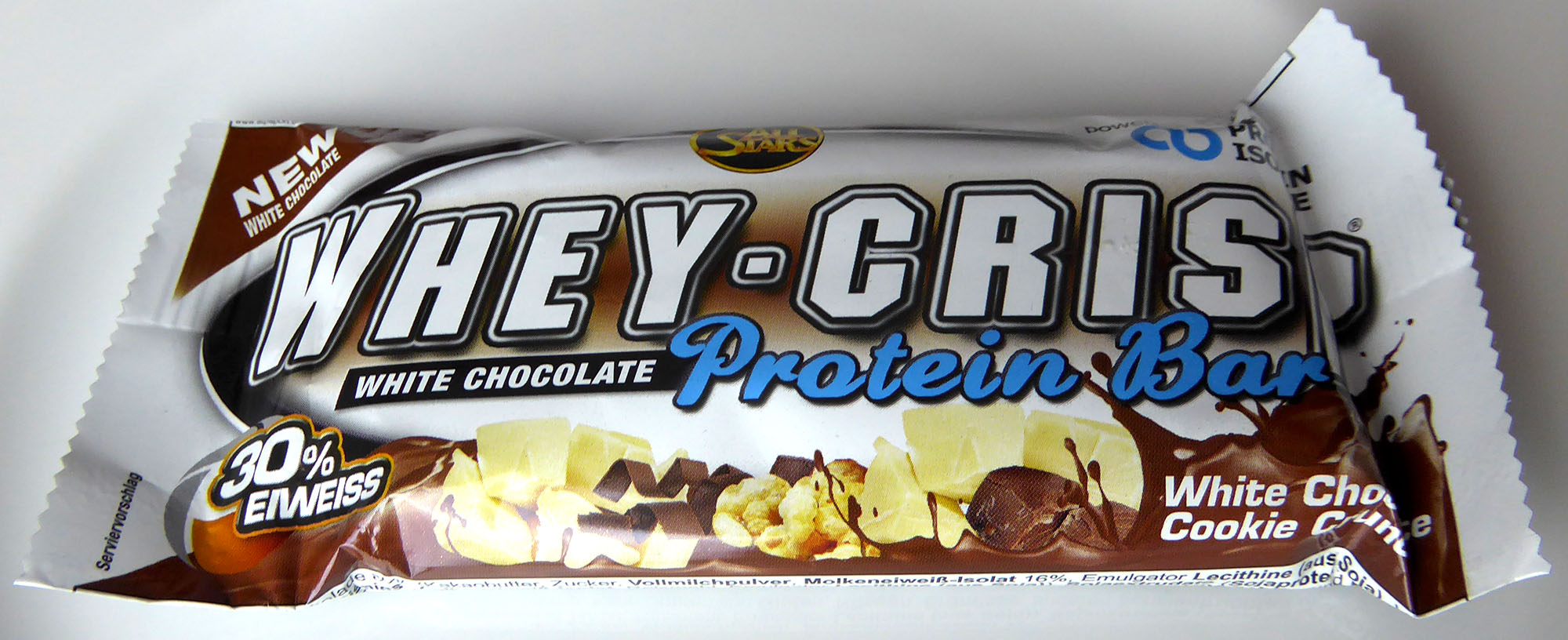 Whey Crisp White Chocolate Protein Bar