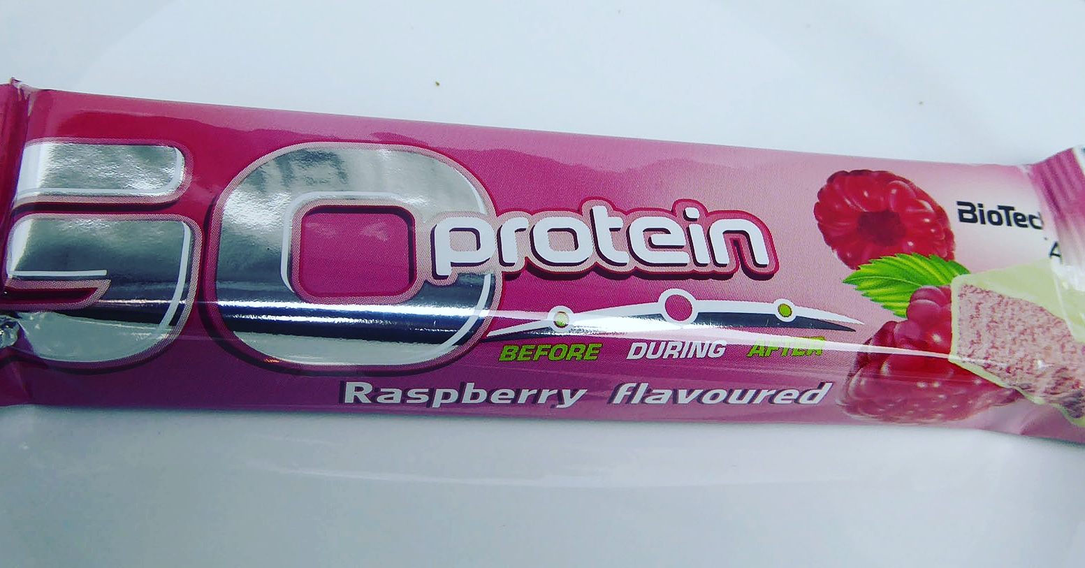 Go Protein Bar Raspberry flavoured Biotech