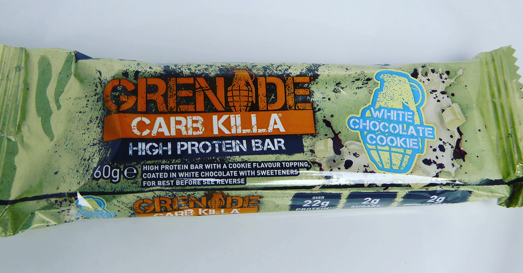 Grenade Carb Killa High Protein Bar White Chocolate Cookie