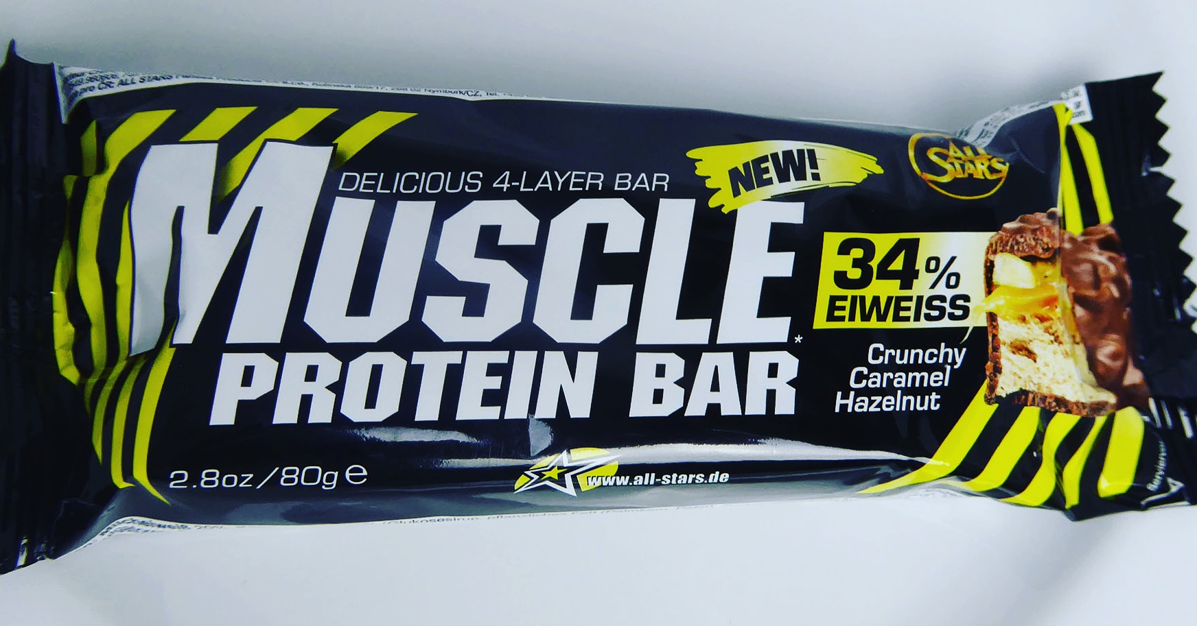 Muscle Protein Bar Crunchy Caramel Hazelnut