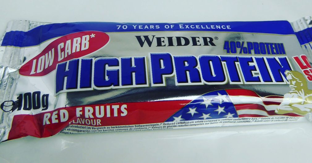 Weider High Protein Bar Red Fruits Best Protein Bars Review & Photos
